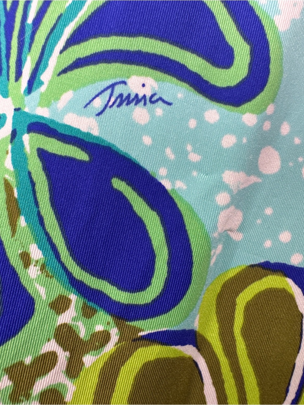 Trina Turk Multicolor Tropical Floral Wide-Leg Palazzo Zanzibar Resort Pants sun - Picture 6 of 6